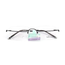 Load image into Gallery viewer, Rimless Business Eyeglasses Men Luxury Business Spectacle Super Light Eyewear Optical Prescription Eyeglasses Myopia Frame E25