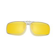 Load image into Gallery viewer, Rimless Flip Up Clip On Sunglasses Men Driving UV400 Polarized Mirror Blue Lens Fancy Design Fishing Eyeglasses Driver Goggles