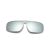 Load image into Gallery viewer, Rimless Flip Up Clip On Sunglasses Men Driving UV400 Polarized Mirror Blue Lens Fancy Design Fishing Eyeglasses Driver Goggles
