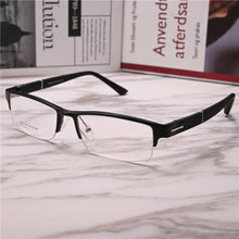 Load image into Gallery viewer, Rockjoy Aluminum Eyeglasses Frames Male Semi Rimless Glasses Men Ultralight Spectacles for Prescription Reading Optical Lens