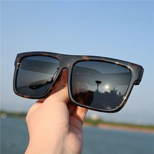 Rockjoy Oversized Sunglasses Male Women Polarized 160mm Wide Sun Glasses for Men Flat Top Steampunk Large Face Eyewear