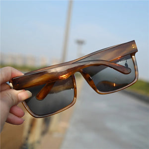 Rockjoy Oversized Sunglasses Male Women Polarized 160mm Wide Sun Glasses for Men Flat Top Steampunk Large Face Eyewear