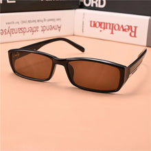 Carica l&#39;immagine nel visualizzatore di Gallery, Rockjoy Stone Sunglasses Male Women Narrow Natural Glass Lens Heavy Brown Mineral Sun Glasses for Men Anti-eye-dry