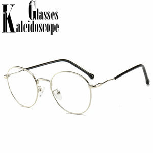 Round Finished Myopia Glasses Women Men Metal Prescription Eyewear Student Nearsighted Glasses Diopter -0.5 -1.0 -1.5 -2.0 to -4