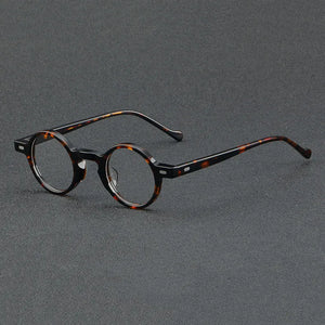 Round Frame Japanese Handmade Acetate Eyeglasses Vintage Men Optical Eyewear Prescription Retro Glasses Women Spectacle