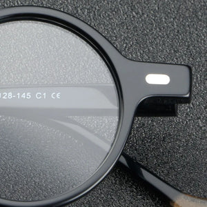 Round Frame Japanese Handmade Acetate Eyeglasses Vintage Men Optical Eyewear Prescription Retro Glasses Women Spectacle