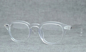 Round Handmade Acetate Frame Women Johnny Depp Glasses Men Brand Designer Computer Goggles Optical Spectacle frame Demi Myopia