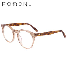 Load image into Gallery viewer, Round Italy Acetate   Glasses Frame Men Prescription Eyeglasses Frame Women Optical Myopia   Brand Retro Eyewear