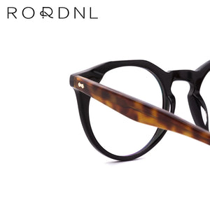 Round Italy Acetate   Glasses Frame Men Prescription Eyeglasses Frame Women Optical Myopia   Brand Retro Eyewear