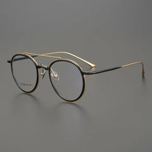 Carica l&#39;immagine nel visualizzatore di Gallery, Round Japanese Aviator Eyeglasses Titanium Lightweight Frame Women Prescription Reading Men Glasses Myopia Blue Light De Oculos