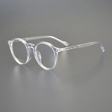 Carica l&#39;immagine nel visualizzatore di Gallery, Round Pure Titanium Top Quality Eyeglasses Frames Luxury Vintage Myopia Sunglasses Retro Men Handmade Prescription Eyewear