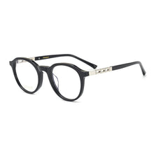 Carica l&#39;immagine nel visualizzatore di Gallery, Round Pure Titanium Top Quality Eyeglasses Frames Luxury Vintage Myopia Sunglasses Retro Men Handmade Prescription Eyewear