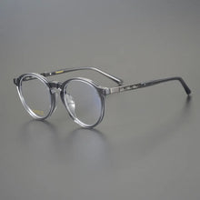 Carica l&#39;immagine nel visualizzatore di Gallery, Round Pure Titanium Top Quality Eyeglasses Frames Luxury Vintage Myopia Sunglasses Retro Men Handmade Prescription Eyewear