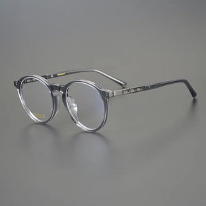 Round Pure Titanium Top Quality Eyeglasses Frames Luxury Vintage Myopia Sunglasses Retro Men Handmade Prescription Eyewear