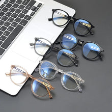 Carica l&#39;immagine nel visualizzatore di Gallery, Round Pure Titanium Top Quality Eyeglasses Frames Luxury Vintage Myopia Sunglasses Retro Men Handmade Prescription Eyewear