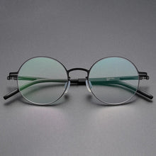 Load image into Gallery viewer, Round Screwless Glasses Frames Men Women Germany Ultra-light Optical Eyeglasses High-elastic Prescription Eyewear Spectacles