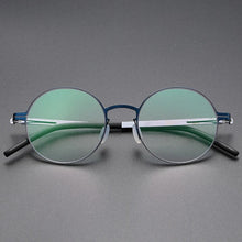 Load image into Gallery viewer, Round Screwless Glasses Frames Men Women Germany Ultra-light Optical Eyeglasses High-elastic Prescription Eyewear Spectacles