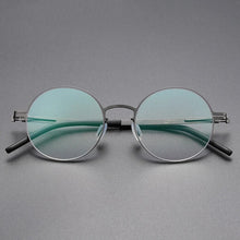 Load image into Gallery viewer, Round Screwless Glasses Frames Men Women Germany Ultra-light Optical Eyeglasses High-elastic Prescription Eyewear Spectacles