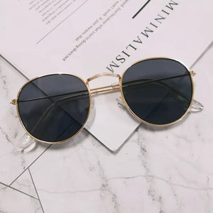 Round Sunglasses Women High Quality Sun Glasses for Men Luxury Brand Retro Eyewear Female Punk Gafas De Sol Mujer UV400