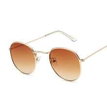 Carica l&#39;immagine nel visualizzatore di Gallery, Round Sunglasses Women High Quality Sun Glasses for Men Luxury Brand Retro Eyewear Female Punk Gafas De Sol Mujer UV400