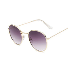 Carica l&#39;immagine nel visualizzatore di Gallery, Round Sunglasses Women High Quality Sun Glasses for Men Luxury Brand Retro Eyewear Female Punk Gafas De Sol Mujer UV400