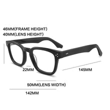 Load image into Gallery viewer, Vintage Acetate Glasses Frame Men Ultra Light Handmade Square Eyeglasses Frame Women Retro Japan Luxury Brand Designer Eyewear