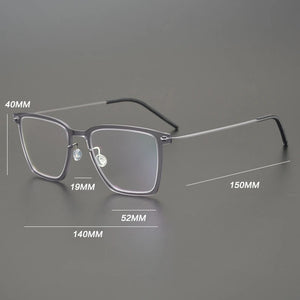 Ultra Light Titanium Glasses Frame Men Square Prescription Optical Myopia Transparent Eyeglasses Women 2023 Luxury Brand Eyewear