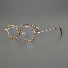 Load image into Gallery viewer, Vintage Pure Titanium Glasses Frame Men Retro Round Designer Handmade Eyeglasses Frame Women Luxury Brand Small Face Eyewear