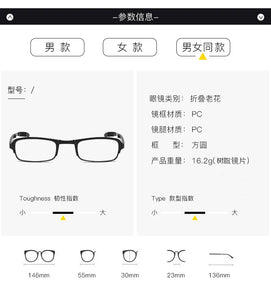 T90 Business Reading Glasses Men's Vision Care Glasses PC Frame Male Hyperopia Presbyopia Prescription Glasses+1.0+~4.0