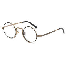 Load image into Gallery viewer, Vintage Pure Titanium Eyeglasses Frame Men Round Prescription Myopia Optical Glasses Frame Women Luxury Brand Spectacles Eyewear