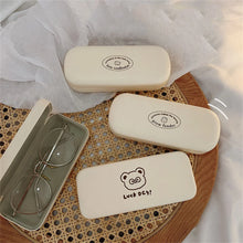 Load image into Gallery viewer, Cartoon PU Leather Portable Imitation Pressed Myopia Glasses Case Storage Box Women Men Eyewear Accessories 2022 New