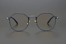 Carica l&#39;immagine nel visualizzatore di Gallery, Japanese Original Material Pure Titanium Eyeglasses Frames with Floral Patterns Classical Retro Men Light Luxury Sunglasses