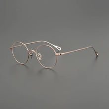 Load image into Gallery viewer, Gatenac Handmade Pure Titanium Glasses Frame Men Vintage Round Eyeglasses Frame Women Ultra Light Luxury Brand Designer Eyewear
