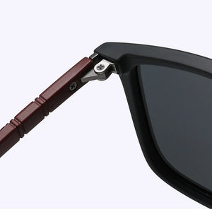 TR90 Temple Alloy Square Frame Comfortable Nose Pads Photochromic Gray Reading Glasses +0.75 To +4