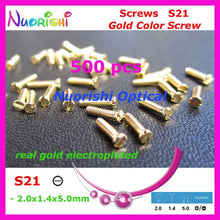 Load image into Gallery viewer, S21 2.0X1.4X5.0mm  500 pcs Glasses Eyewear Nose Pads Screw Head in - + Type Free Shipping