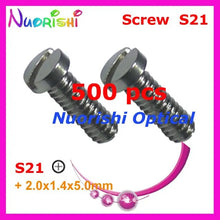 Load image into Gallery viewer, S21 2.0X1.4X5.0mm  500 pcs Glasses Eyewear Nose Pads Screw Head in - + Type Free Shipping