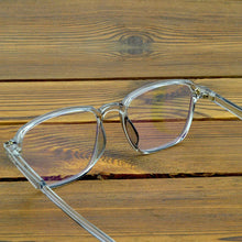 Load image into Gallery viewer, Men Transparent TR90 Light Weight Flexible Rectangle Eyeglasses Reading Glasses +0.75 TO +6