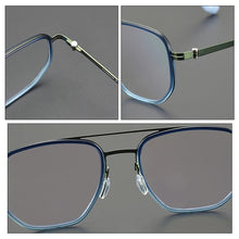 Load image into Gallery viewer, Gatenac Vintage Pure Titanium Eyeglasses Frame Men Pilot Glasses Frame Women 2025 New Ultra Light Luxury Brand Designer Eyewear