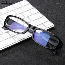 Carica l&#39;immagine nel visualizzatore di Gallery, Myopia Glasses Rectangle Frame Clear Lens Eyeglasses HD Myopia Glasses Men Women Ultralight Glasses 0 TO-4.0