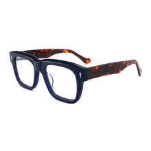 Load image into Gallery viewer, Vintage Acetate Glasses Frame Men Handmade Rivet Big Face Eyeglasses Frame 2024 New Fashion Luxury Brand Designer Eyewear