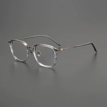 Carica l&#39;immagine nel visualizzatore di Gallery, Gatenac Quality Pure Titanium Glasses Frame Men Square Ultra Light Eyeglasses Frame Women Fashion Luxury Brand Designer Eyewear
