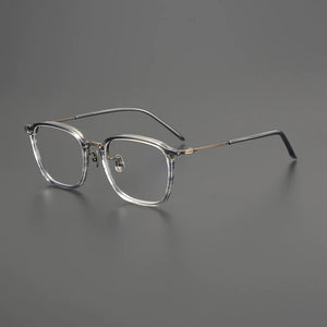 Gatenac Quality Pure Titanium Glasses Frame Men Square Ultra Light Eyeglasses Frame Women Fashion Luxury Brand Designer Eyewear