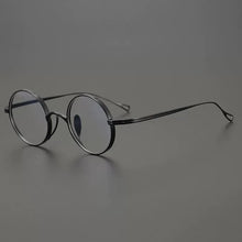 Load image into Gallery viewer, Vintage Pure Titanium Eyeglasses Frame Men Retro Round Small Face Glasses Frame Women Japan Luxury Brand Designer Eyewear