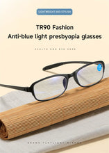 Load image into Gallery viewer, Elbru Anti Blue Light Reading Glasses Women Men Ultralight TR90 Presbyopic Eyewear Reading Optical Eyeglasses Degree+100+150+400