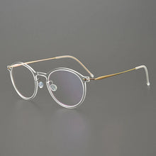 Carica l&#39;immagine nel visualizzatore di Gallery, Gatenac Ultra Light Titanium Glasses Frame Men Transparent Eyeglasses Frame Women Denmark Luxury Brand Eyewear
