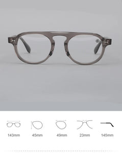 Square Personalized Acetate Optical Eyewear Myopia Reading Women Glasses Frame High Quality TVR 529 Prescription Men Eyeglasses
