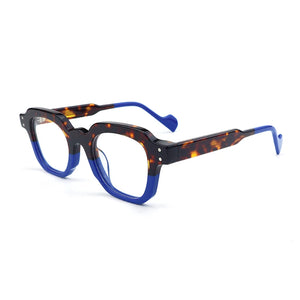 Gatenac Vintage Handmade Acetate Glasses Frame Men 2025 New Square Eyeglasses Frame Women Retro Designer Luxury Brand Eyewear
