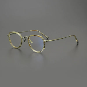 Gatenac Handmade Pure Titanium Eyeglasses Frame Men Vintage Designer Acetate Glasses Frame Women 2025 New Luxury Brand Eyewear