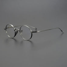 Load image into Gallery viewer, Vintage Pure Titanium Eyeglasses Frame Men Retro Round Small Face Glasses Frame Women Japan Luxury Brand Designer Eyewear