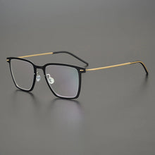 Carica l&#39;immagine nel visualizzatore di Gallery, Ultra Light Titanium Glasses Frame Men Square Prescription Optical Myopia Transparent Eyeglasses Women 2023 Luxury Brand Eyewear